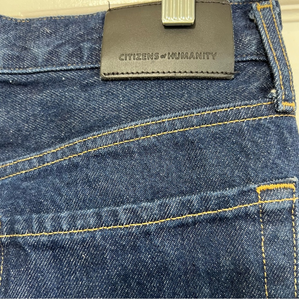 Citizens Of Humanity Navy Wide Leg Jeans - Picture 10 of 16